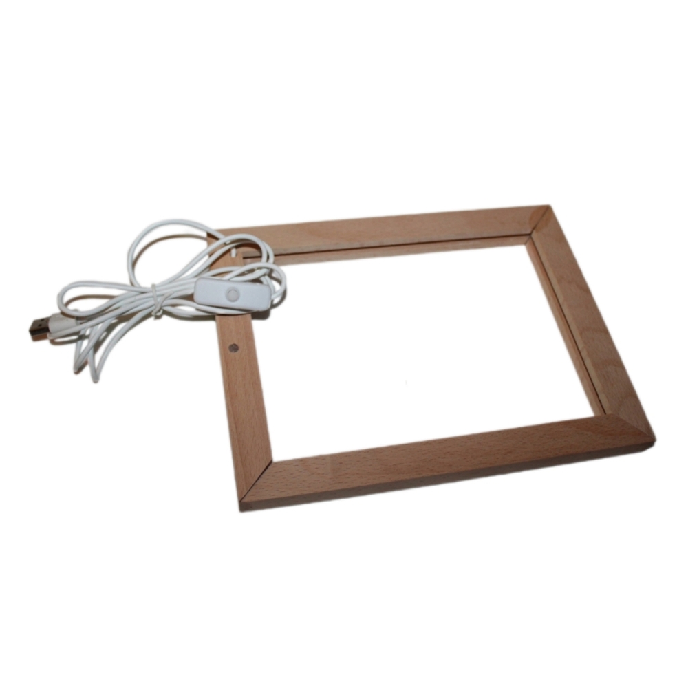 LED Lights Wooden Photo Frame - Picture 11 of 15
